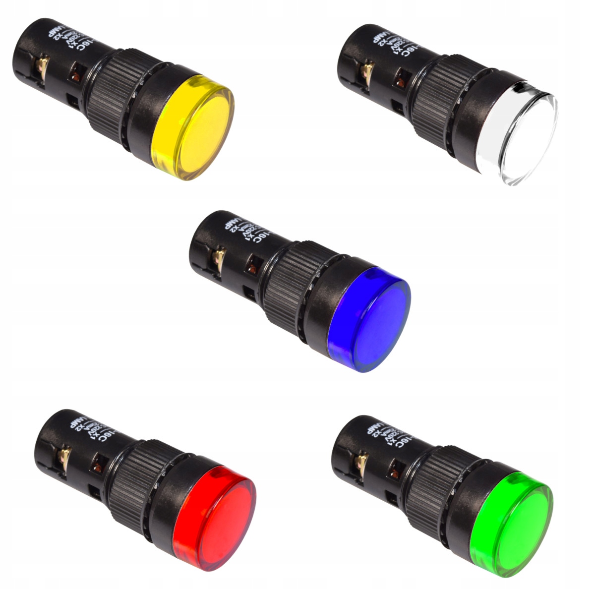 Kontrolka sygnalizacyjna 16mm LED APT 24V czerwona Symbol 05415