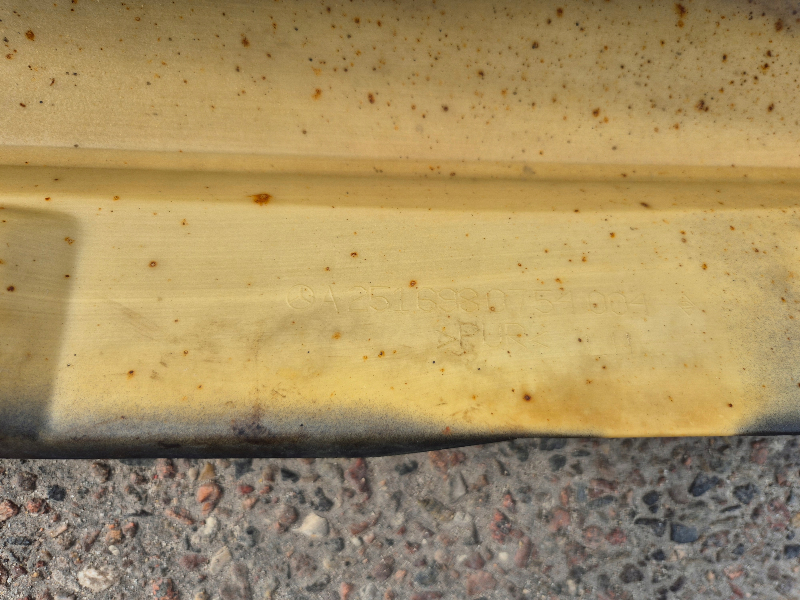 moulding threshold cap left 2516980754 197 MERCEDES R W251