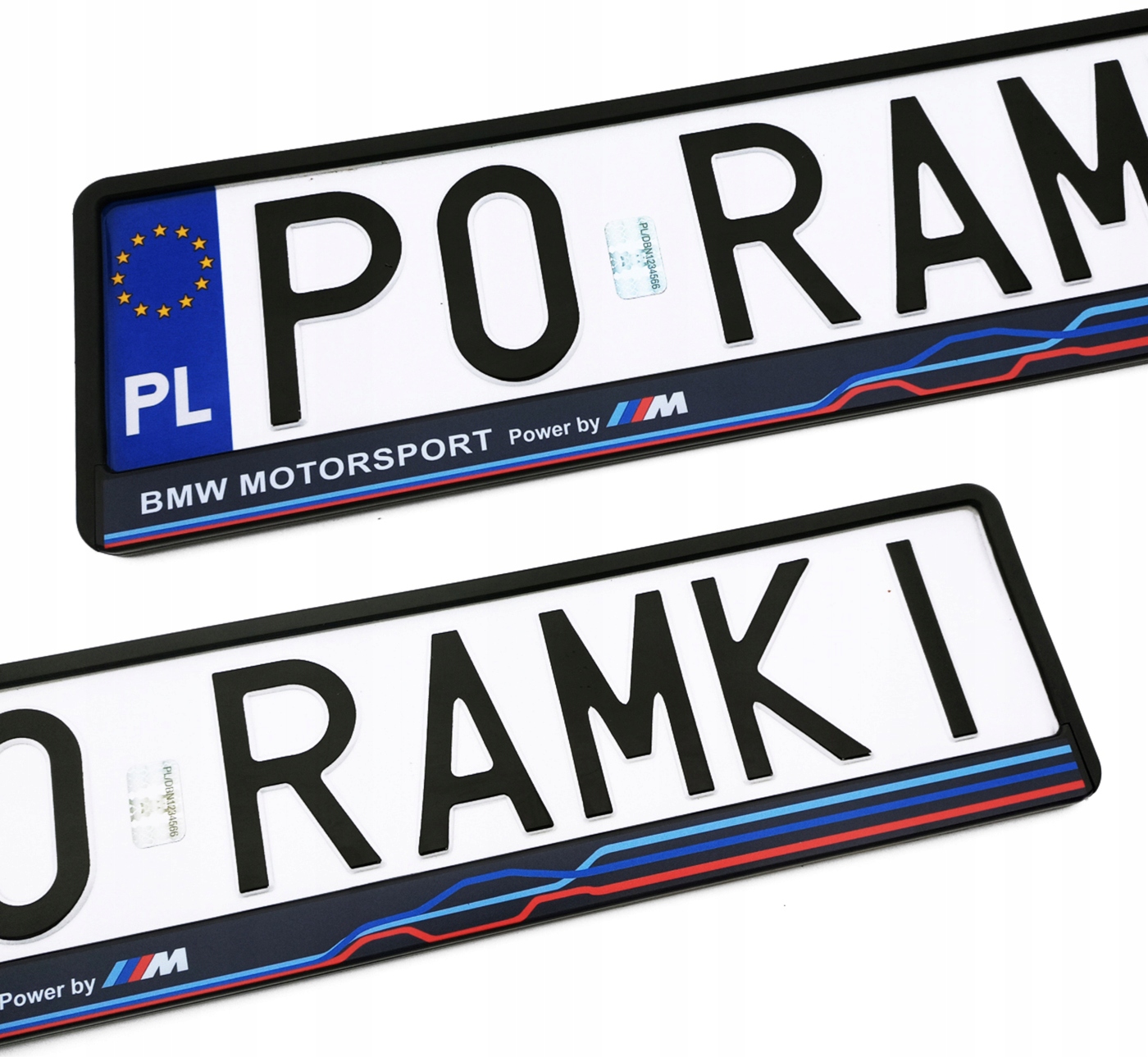 Bmw 1 3 5 7 x1 x2 x3 x4 x5 x6 motorsport ramki pod tablice rejestracyjne