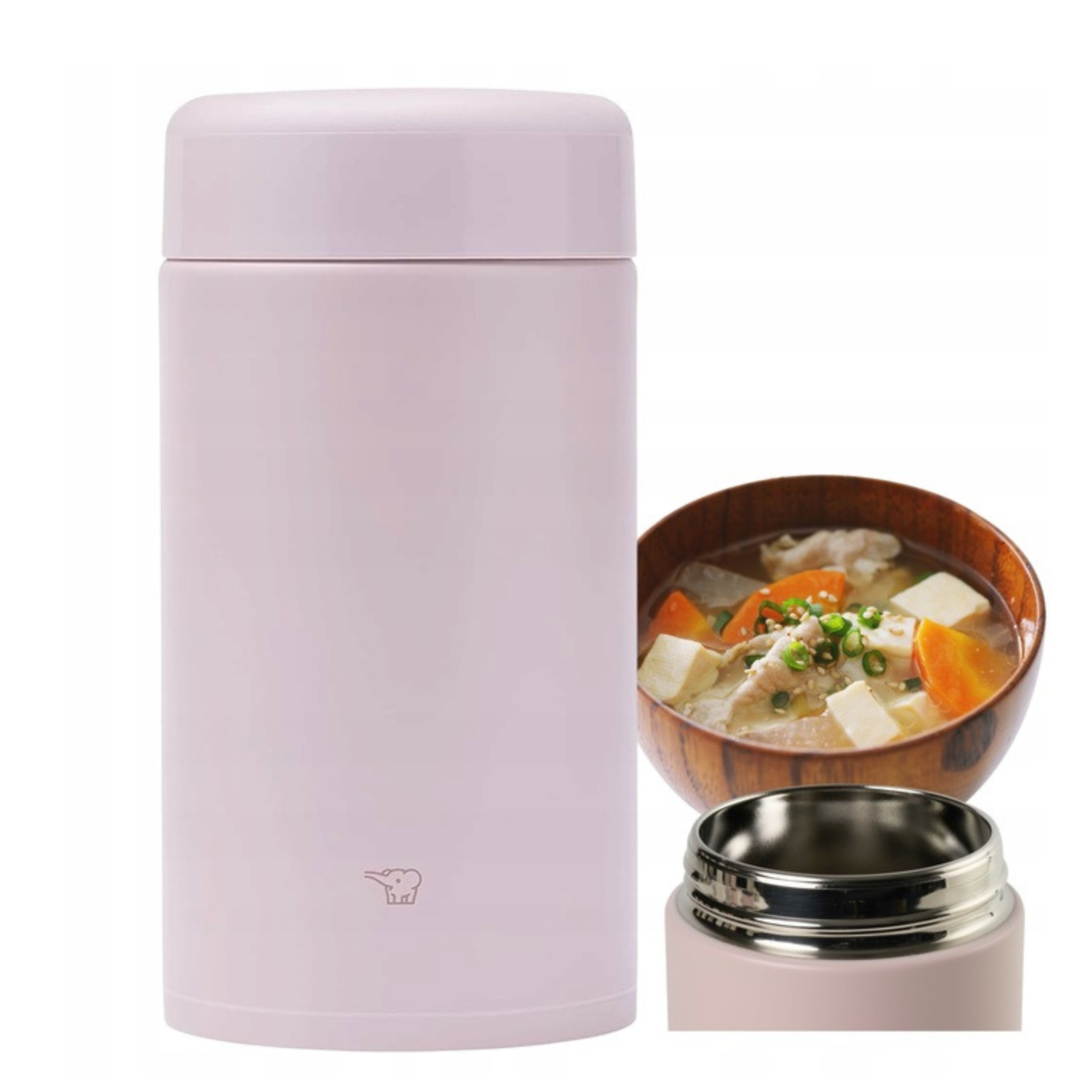 Obedový termobox Zojirushi SW-KA75H-HL Kontajner Lunch Box 750 ml Ružový