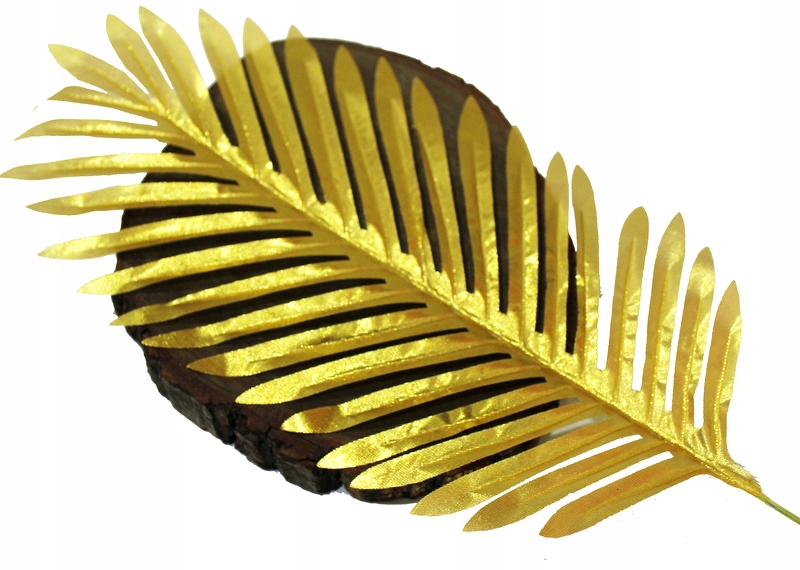 

Palma Liść Złoty Metaliczny 50 cm