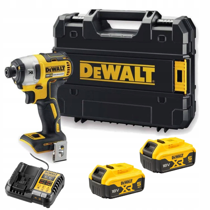 Zakrętarka udarowa DeWALT DCF887P2T 18V Xr 2x5Ah 205Nm Tstak
