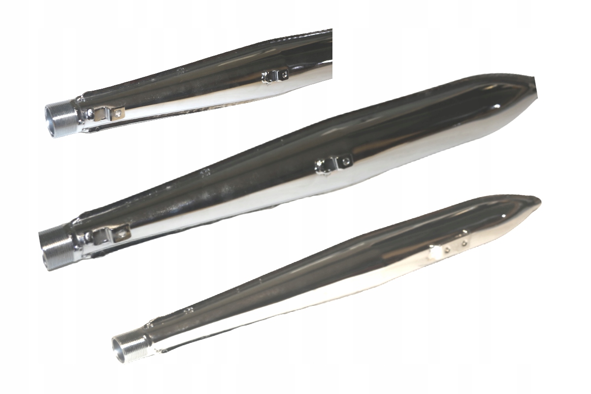 TŁUMIK RURA WYDECH ROMET MOTORYNKA PONY CHROM