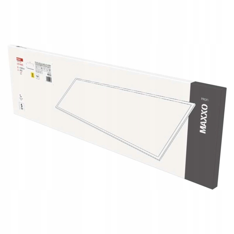 Led panel Maxxo 30×120, vestavný bílý, 36W neutrální bílá