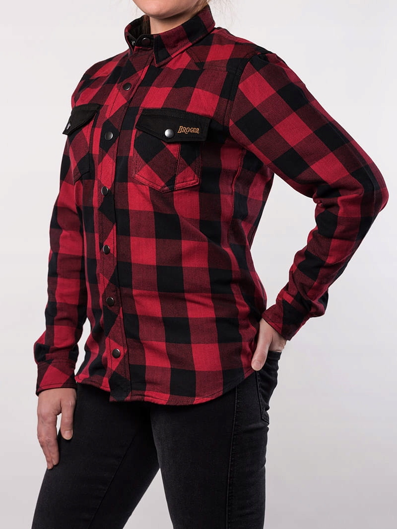 Dámska košeľová bunda Broger Alaska Lady Red S Ideálna Ako Darček