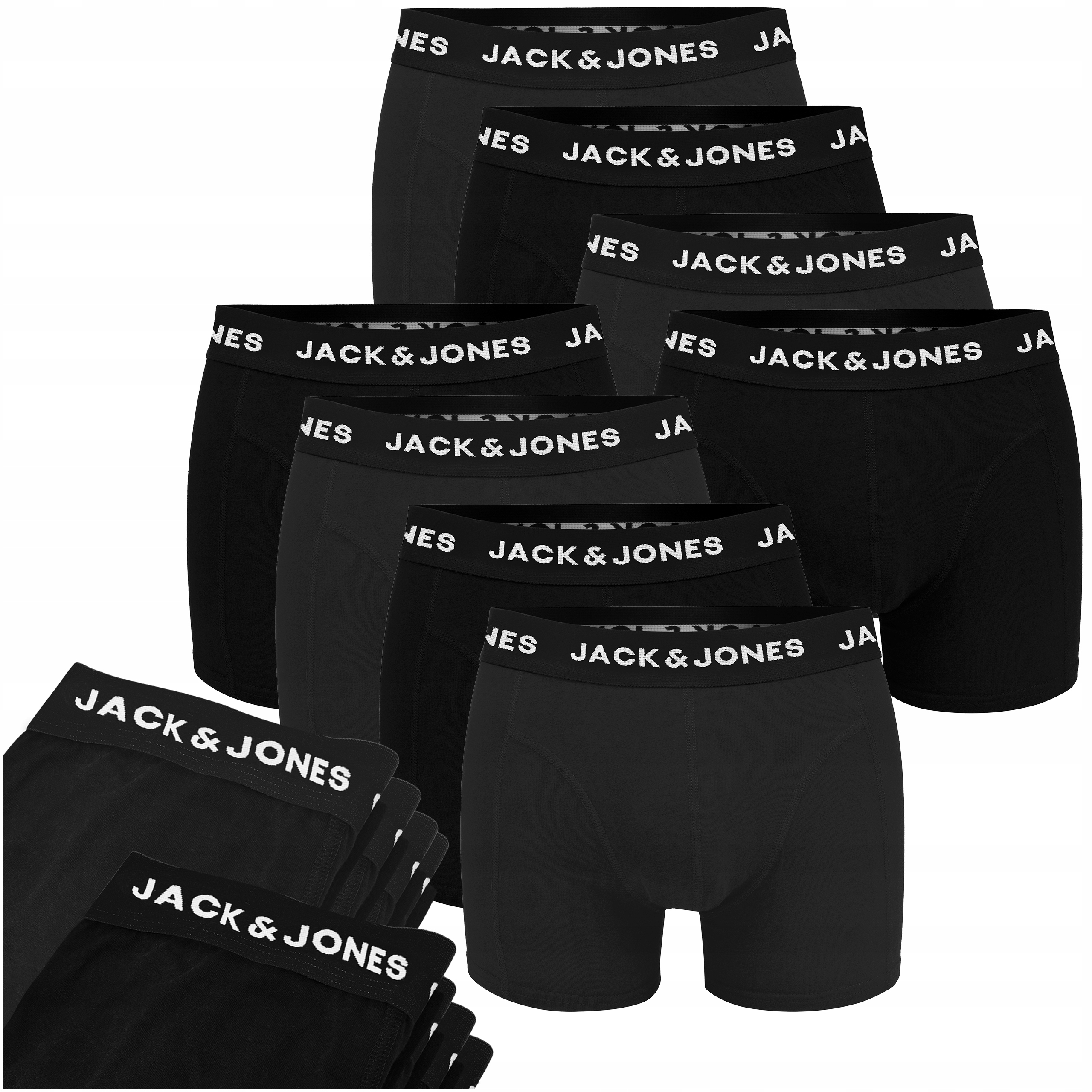Jack&amp;jones Pánské boxerky Antra JJ9926 Bavlna Logo 8 balení Velikost XL