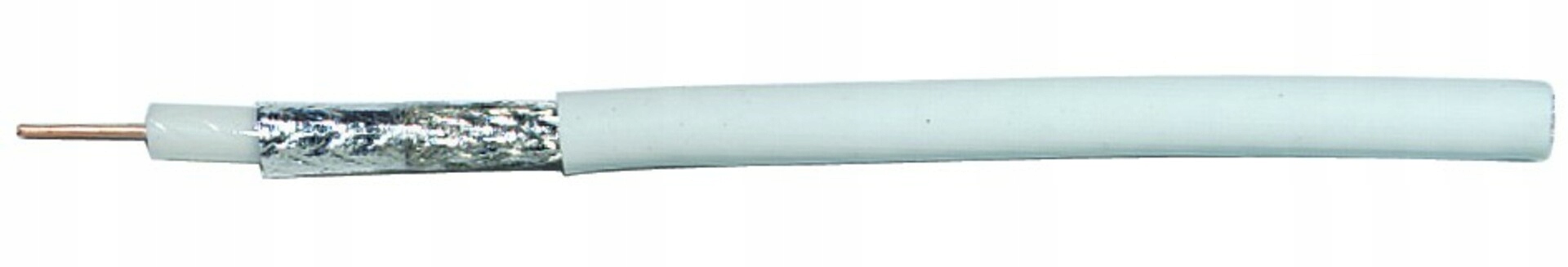 Koaxiálny kábel Emos CB100F 250 m Box, vonkajší priemer 6,5 mm
