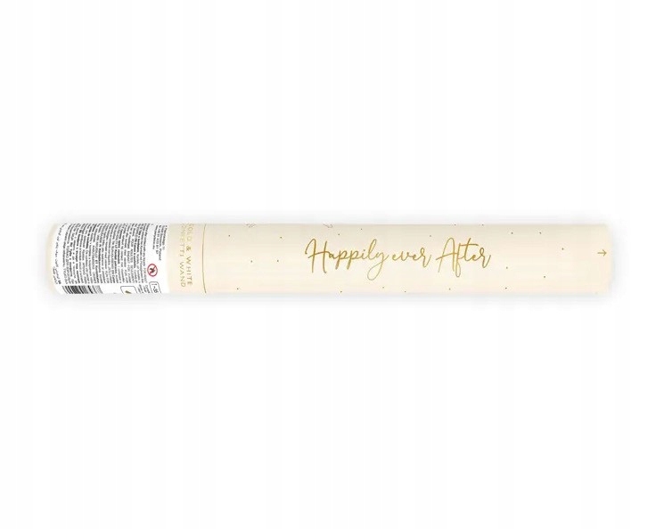 

Tuba strzelająca konfetti prostokąty, 35 cm