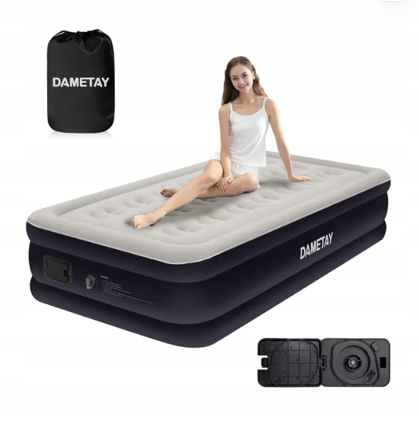 Dametay Materac Dmuchany Samopompujący Jednoosobowy Z Torbą 191x99x40cm