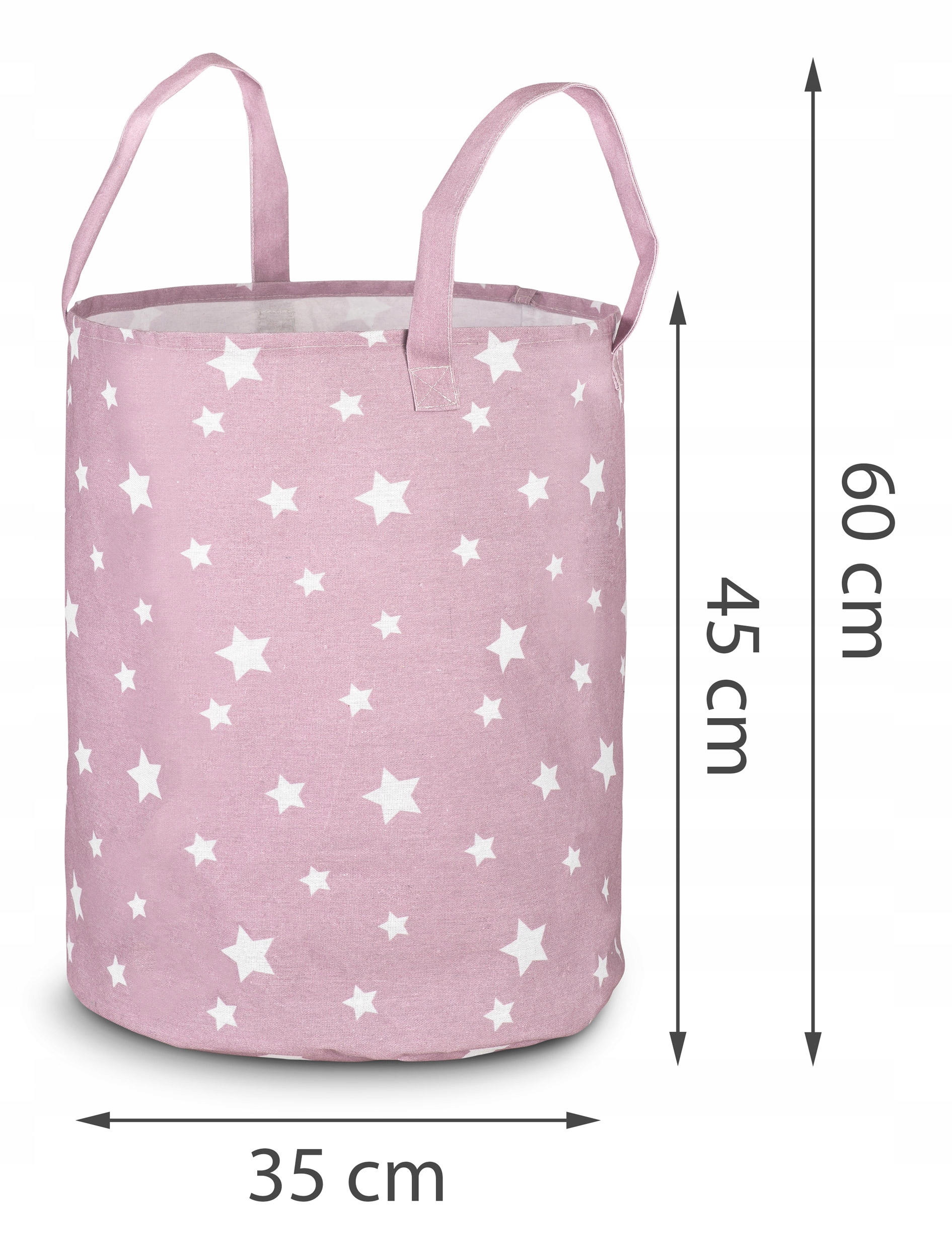 KOSZ NA PRANIE AKCESORIA ZABAWKI TORBA WOREK DUŻY POJEMNY MOCNY NUKIDO Pojemność 40 l