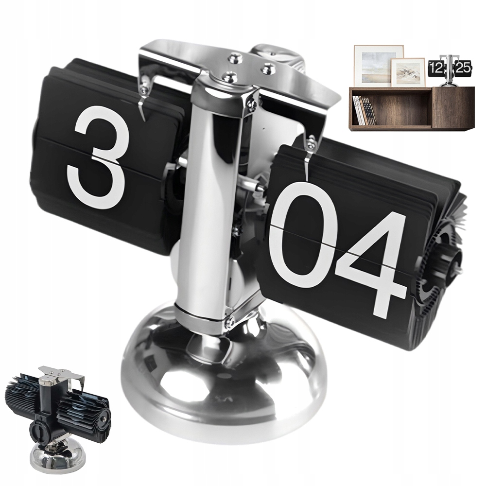 Stolní Hodiny Klapkové Retro Tiché A Přesné, Nádherné A Krásné