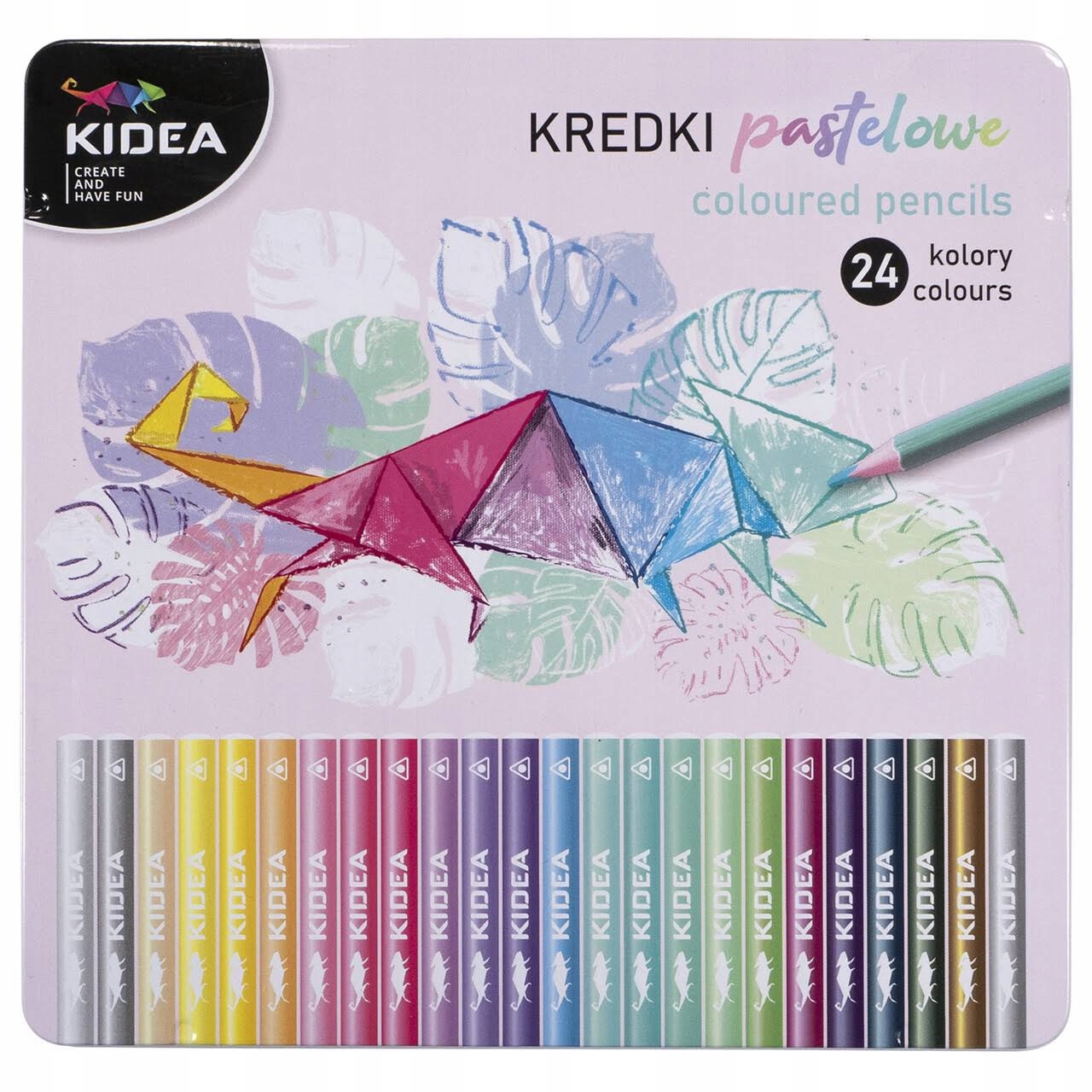 

Kredki Ołówki Pastelowe Szkolne Kidea 24