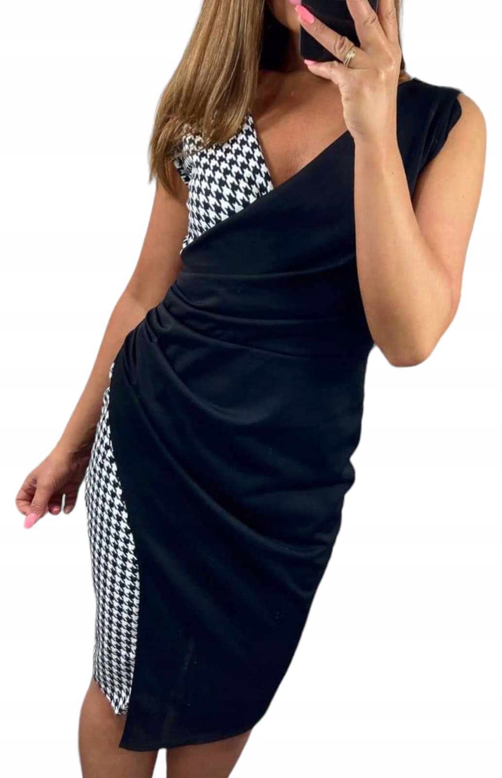 V896 Šaty Bez Rukávů Vzory K3 vel. 42 (XL)