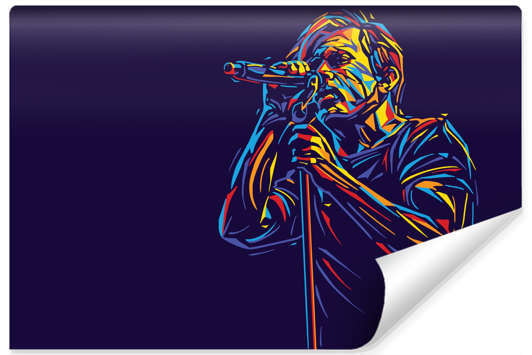 3D abstraktní fototapeta pro mládež 405x270