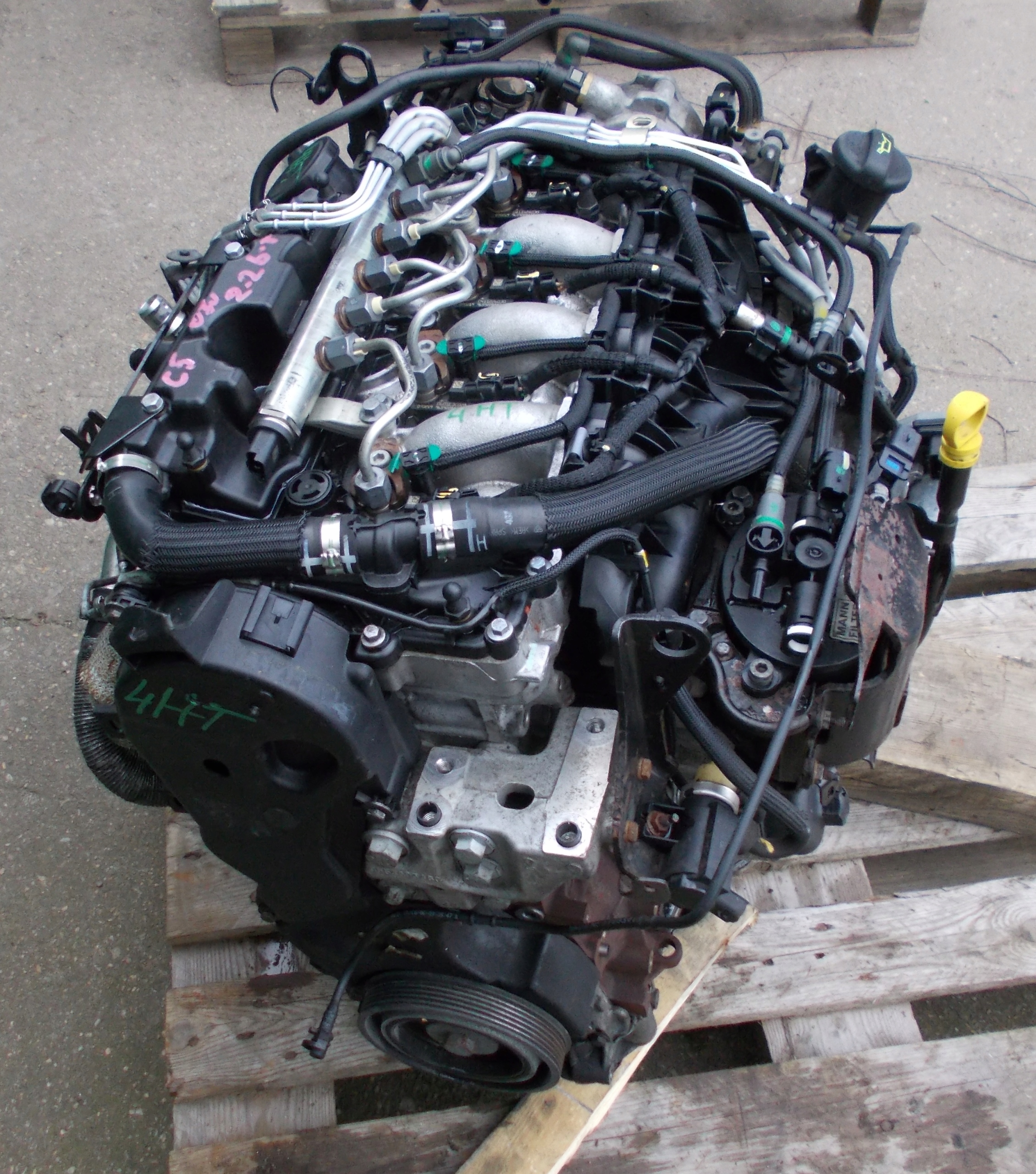 CITROEN C5 2.2 HDI BI-TURBO engine complete 4HT