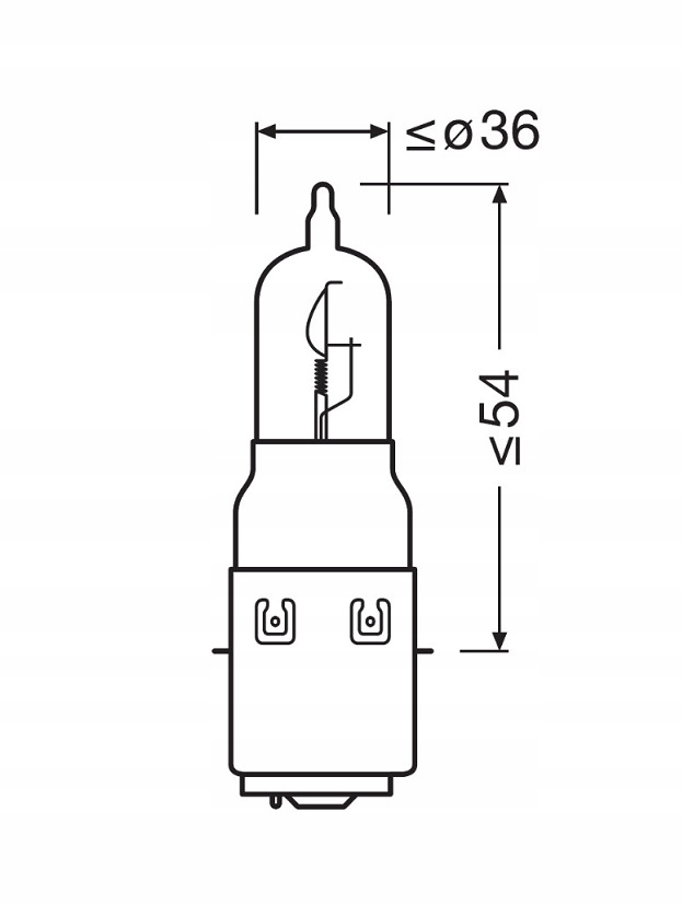 Żarówka S2 35/35W BA20d Motocykl ORYGINAŁ OSRAM Producent Osram