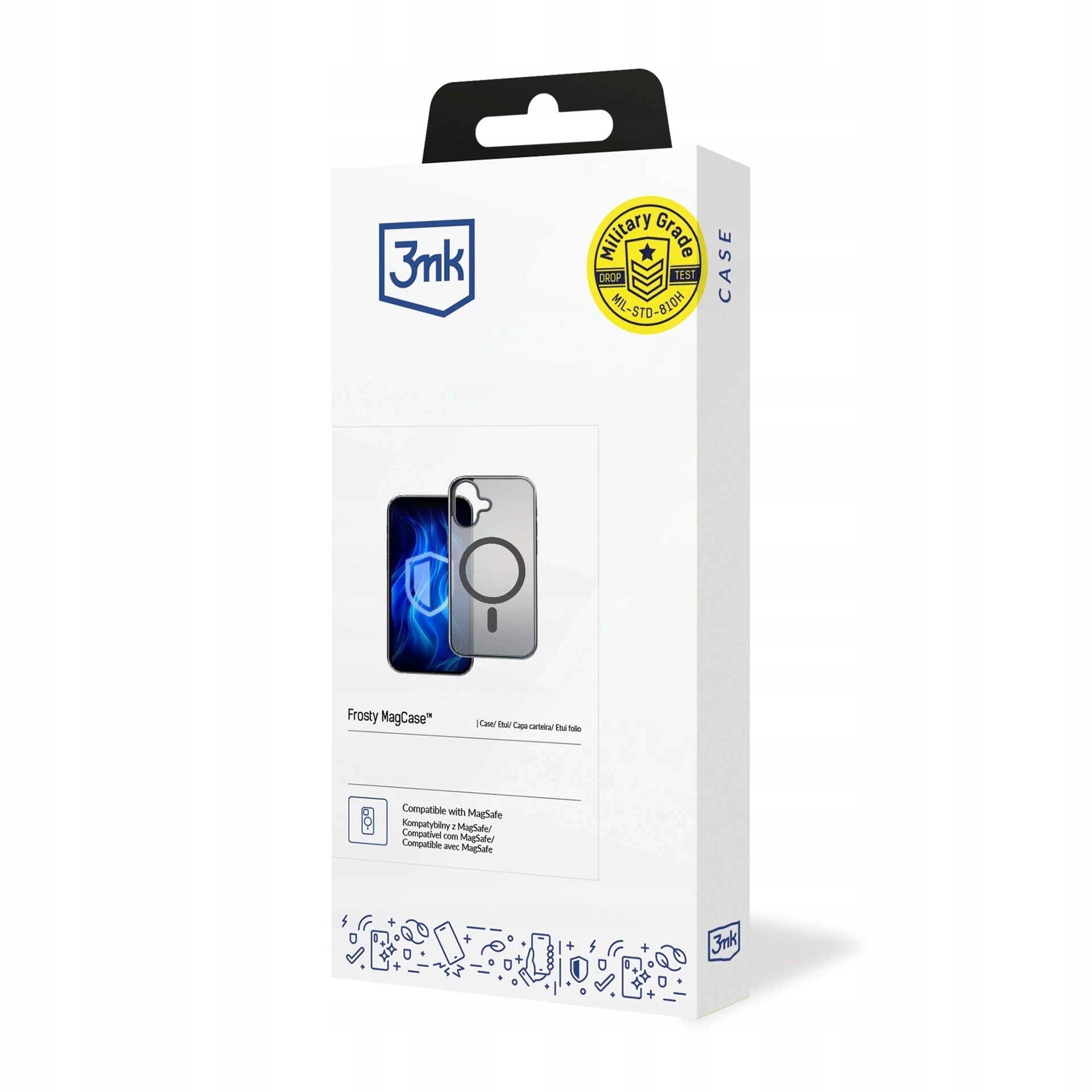 Etui 3mk Frosty MagCase na iPhone 16 Plus czarne 3mk Protection