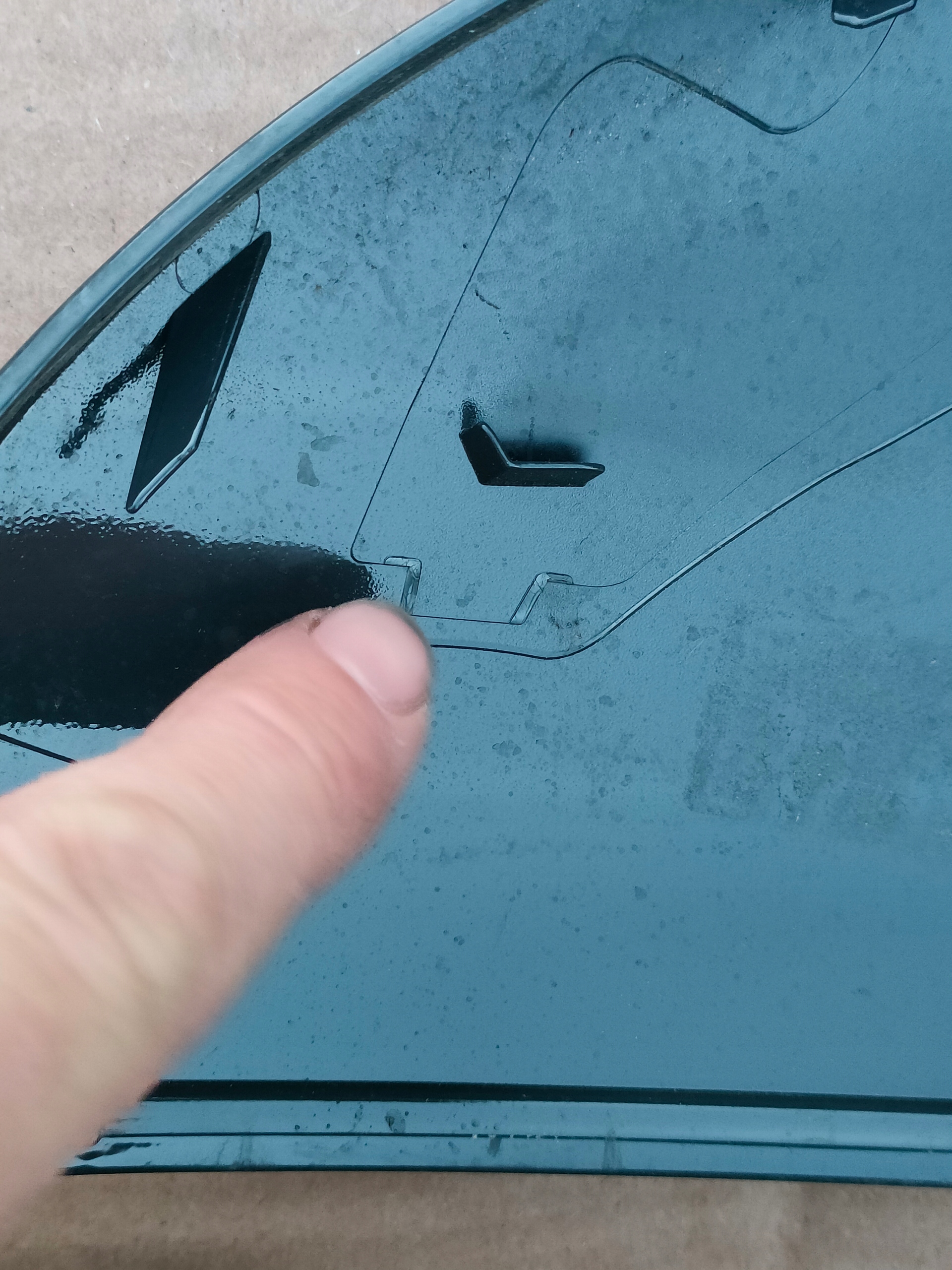 VW Golf VIII 8 19- right cover cap cover mirrors