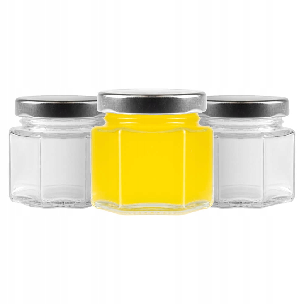 

12x Słoik 50ml Sześciokątny na przyprawy miód