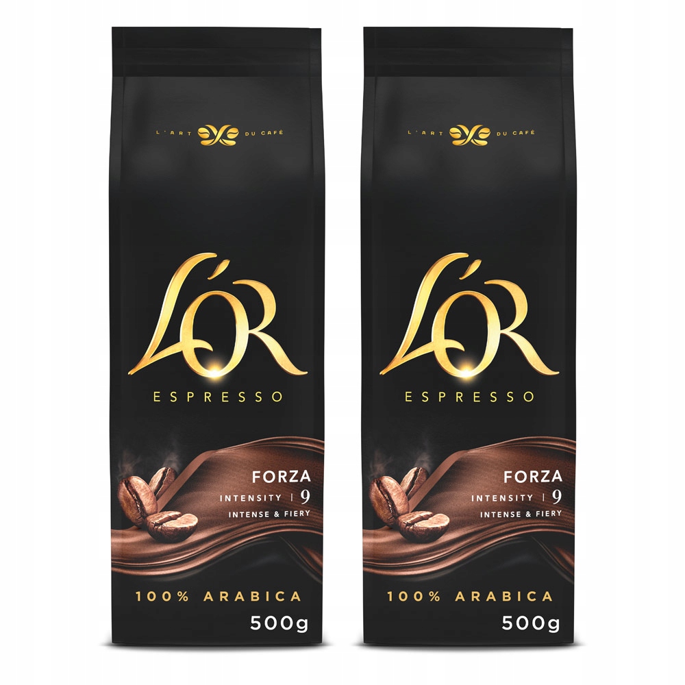 Kawa ziarnista L'or Espresso Forza 1kg (2x 500g