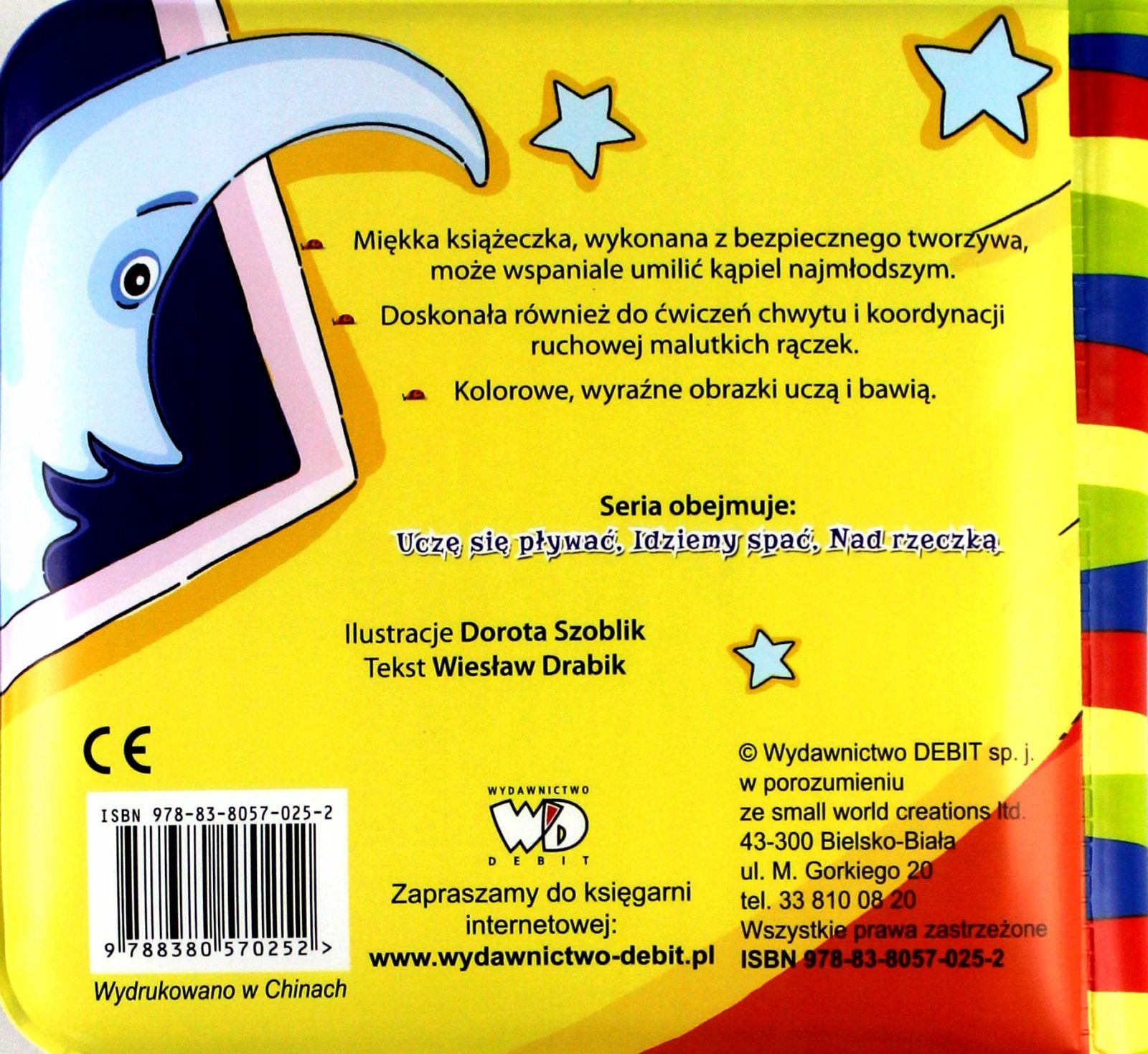 IDZIEMY SPAĆ. KSIĄŻECZKA KĄPIELOWA - Wiesław Drabi Stan opakowania oryginalne