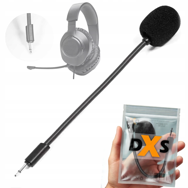 Dxs Mikrofon Fejhallgatóhoz Jbl Q100 Jack Dugó 2.5MM Gaming Minőség