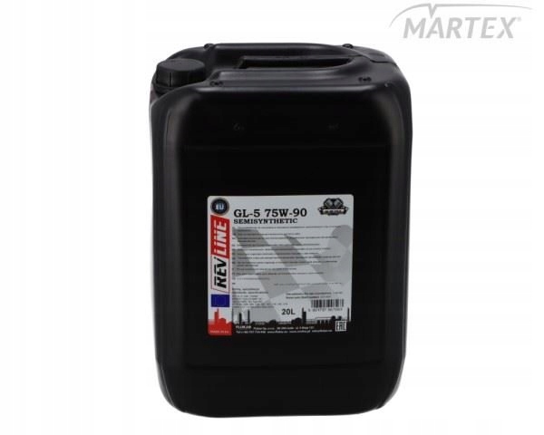 Olej PŘEKL.GL5 Sae 75W90 20L Revline Gear Oil Semisynthetic; Man 341 E3/Z2