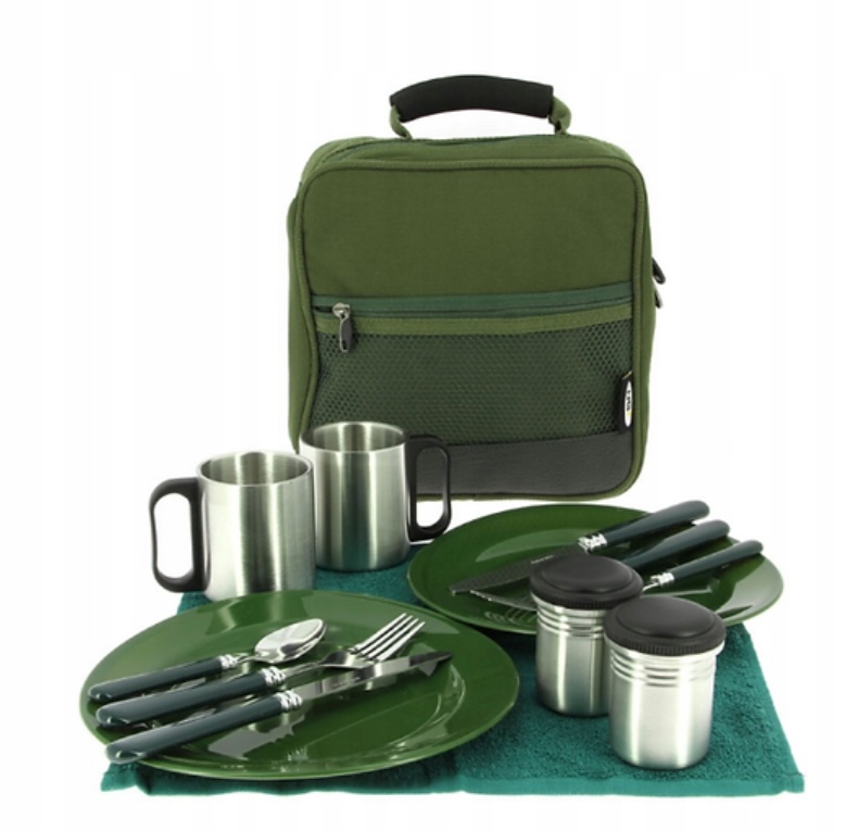 Ngt Zestaw Piknikowy Biwakowy z Kubkami dla 2 Osób
