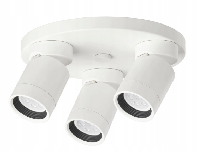 Ikea Nymane bílá stropní svítidlo 3 proudy světla reflektory