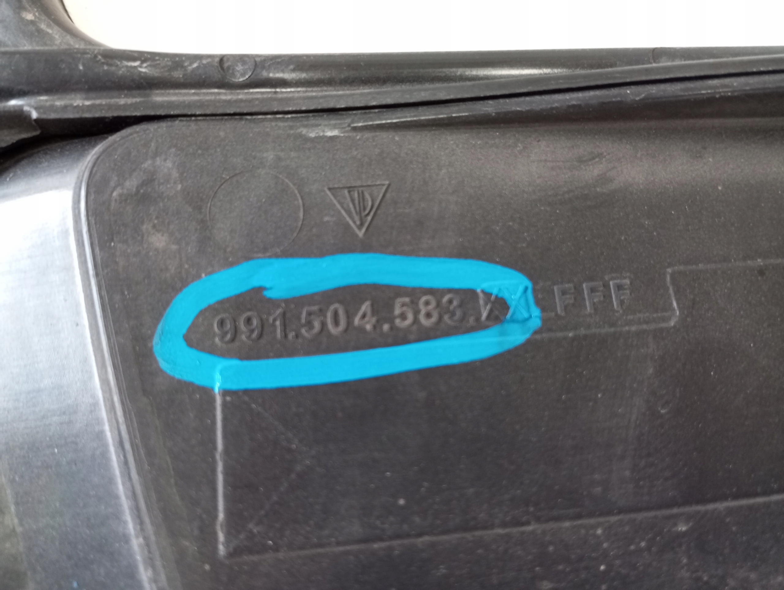 Gehäuse Blende Abdeckung für Lüfter Abdeckung PORSCHE CARRERA 991 991504583