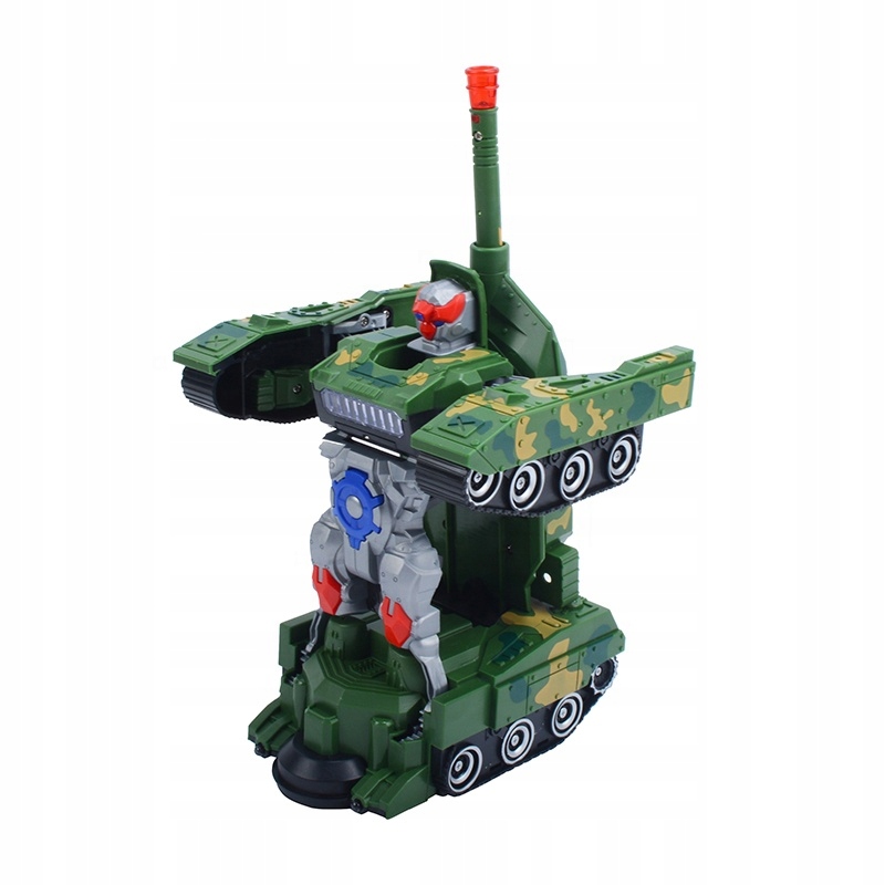 Zabawka Czołg Robot 2w1 Efekty Świetlne Dźwiękowe LED Transformers Kod producenta ROBOT CZOŁG 2w1 DŹWIĘK ŚWIATŁA LED