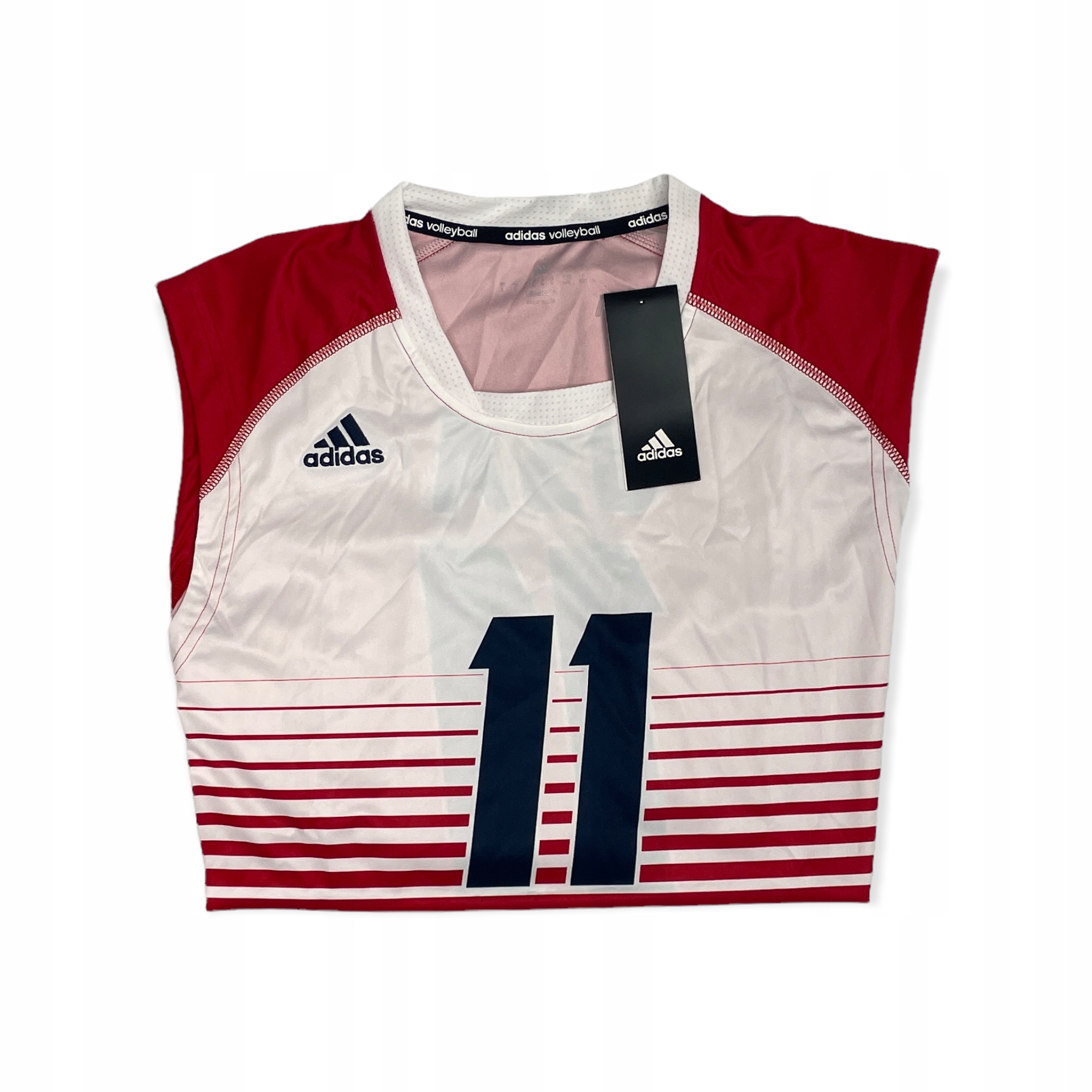 Koszulka czerwona USA 11 Adidas VOLLEYBALL L Rozmiar L