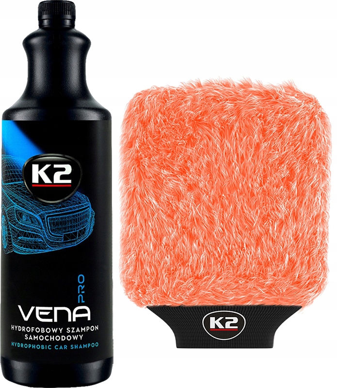 

K2 Vena Pro Szampon Samochodowy 1L Rękawica Mitt