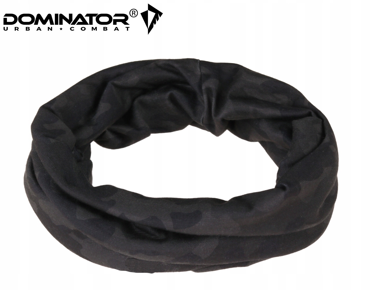 KOMIN BANDANA CHUSTA SZAL DOMINATOR BLACK CAMO Kolekcja MILITARIA,OUTDOOR