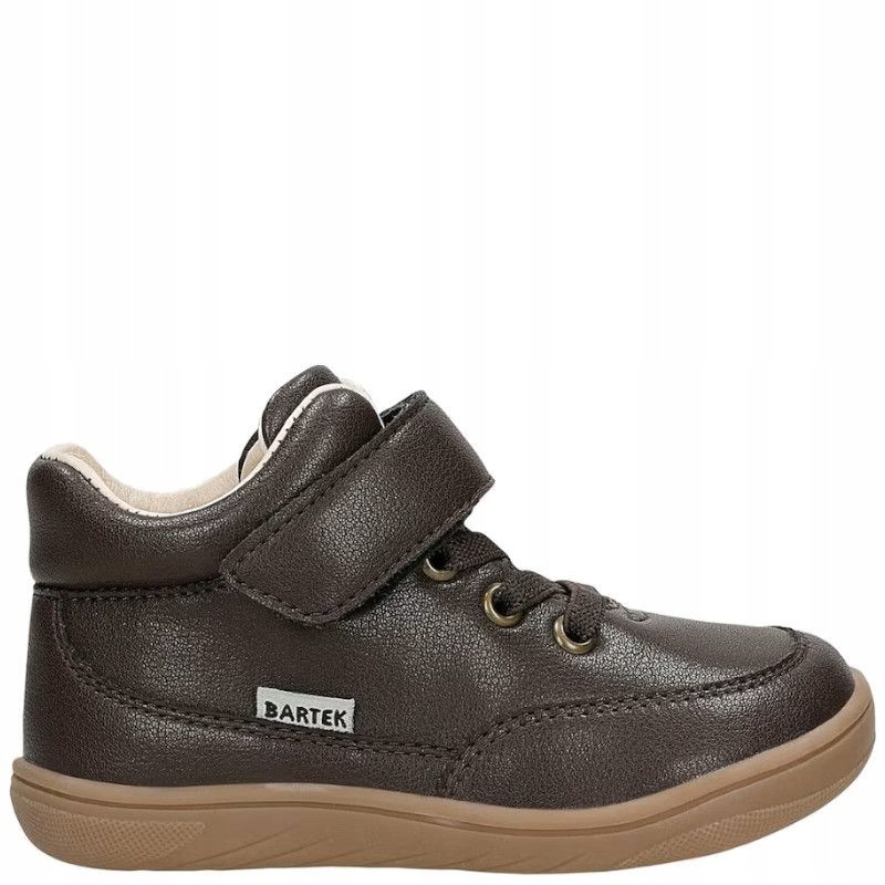Bartek 8631252 trzewiki dziecięce barefoot brązowe skóra 26