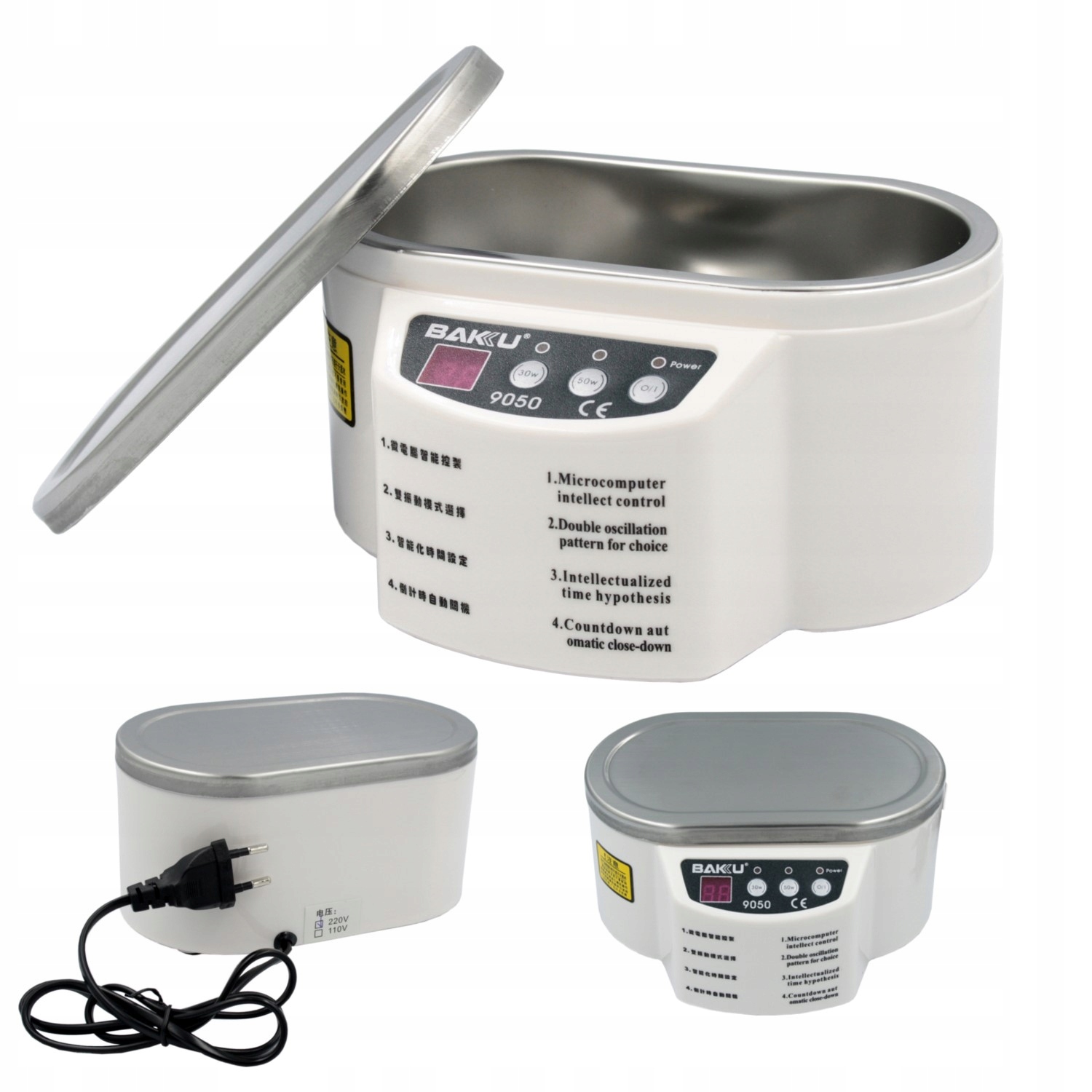 Ultrazvuková Čistička 0.6 L, Kosmetický Sterilizátor Na Šperky A Brýle