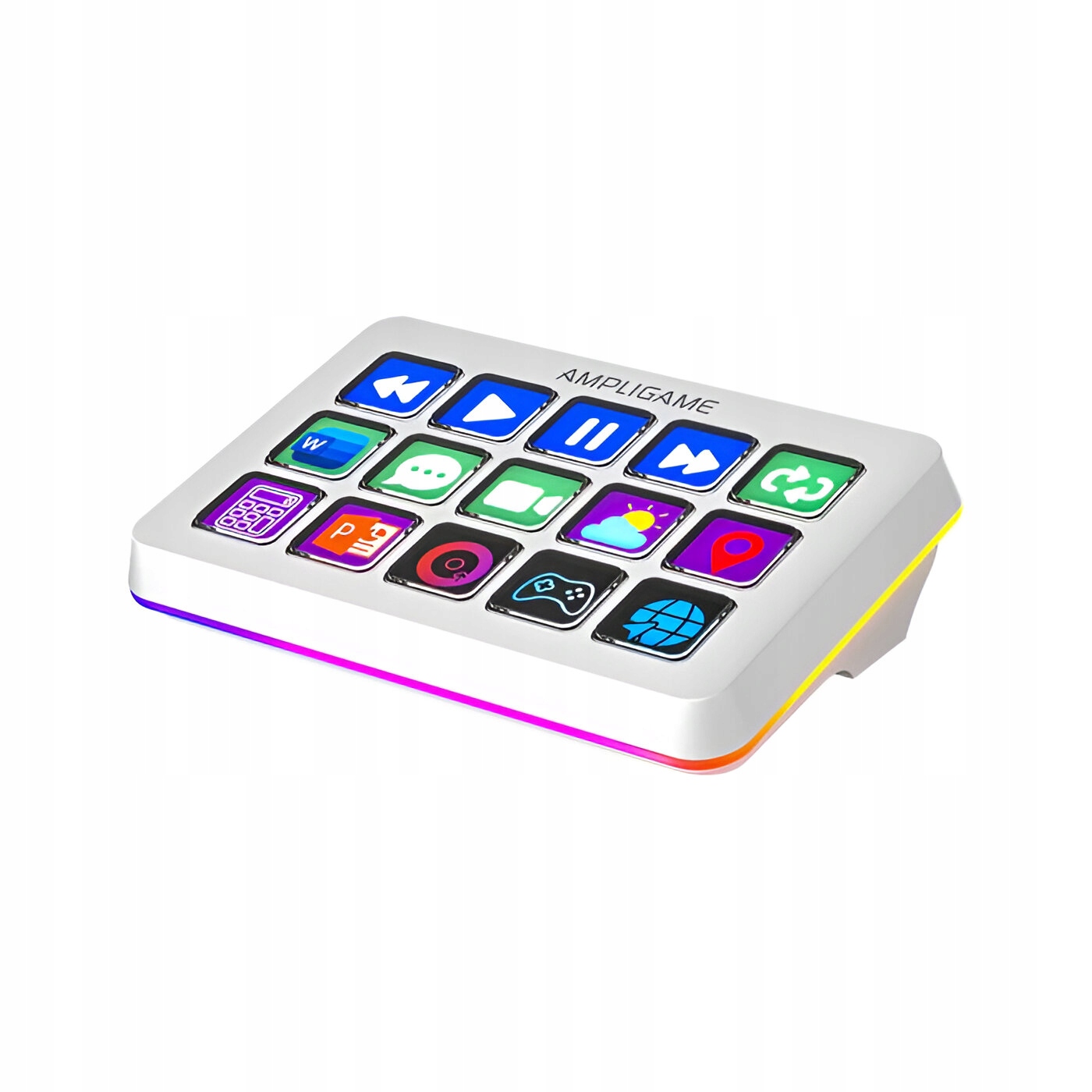 Streamingový panel Fifine D6 Stream Deck Rgb Ovládač scény Obs Pc skratky