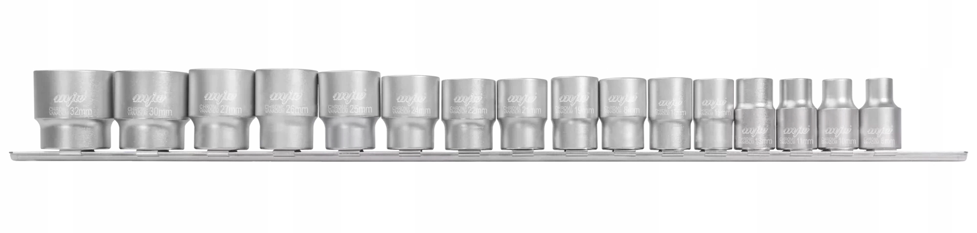 Sada nástrčných klíčů 1/2 6-hran na liště 8-32 mm Mjw