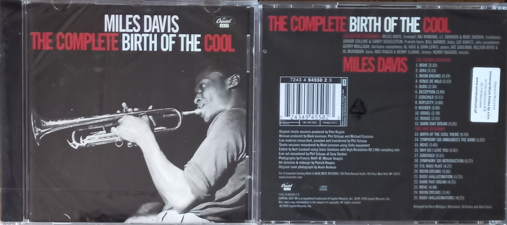 Miles Davis The Complete Birth Of The Cool[cd]