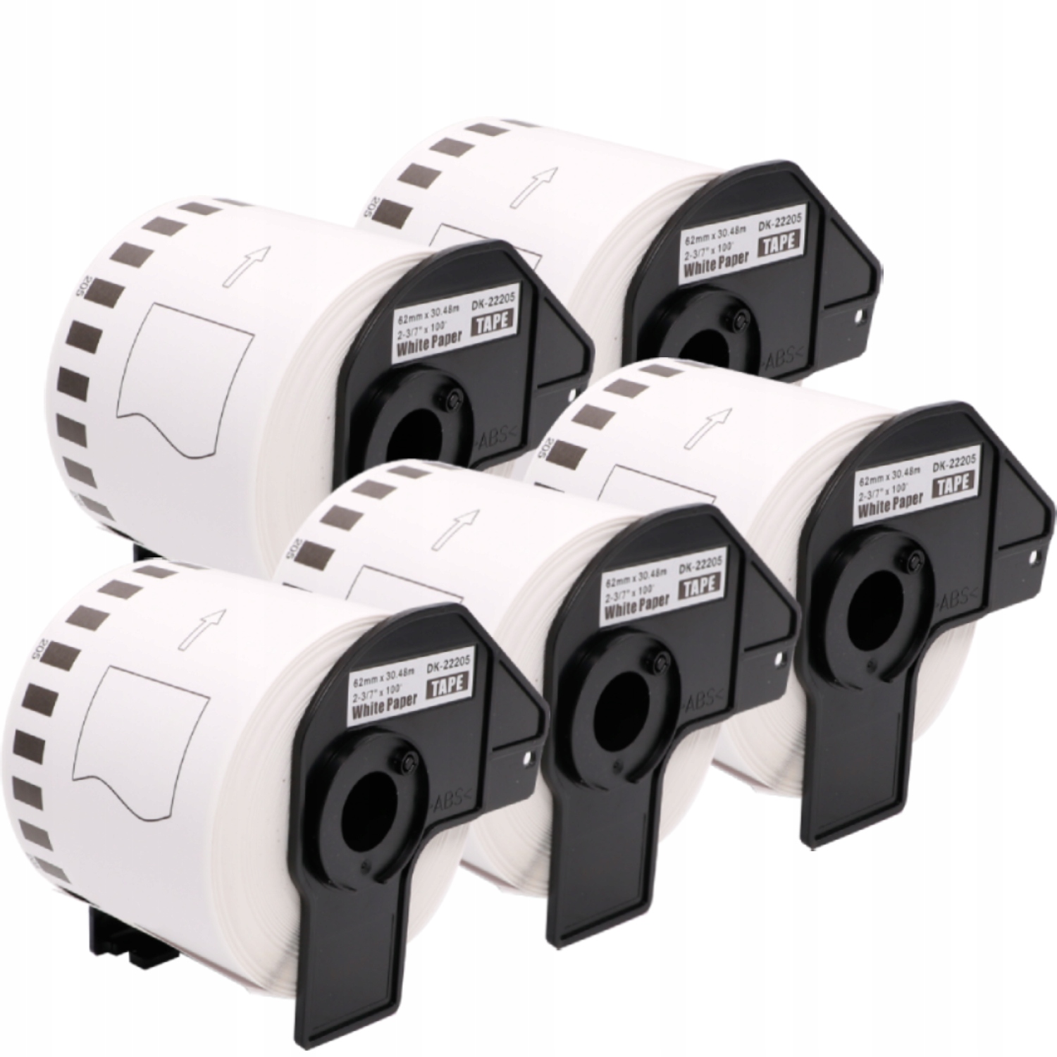 Taśma Specmark do Brother QL DK-22205 62mm x 30,48m 5szt. QL600 QL700 QL800