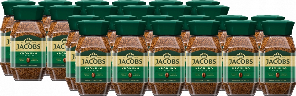 Kawa rozpuszczalna Jacobs Kronung 100 g x24