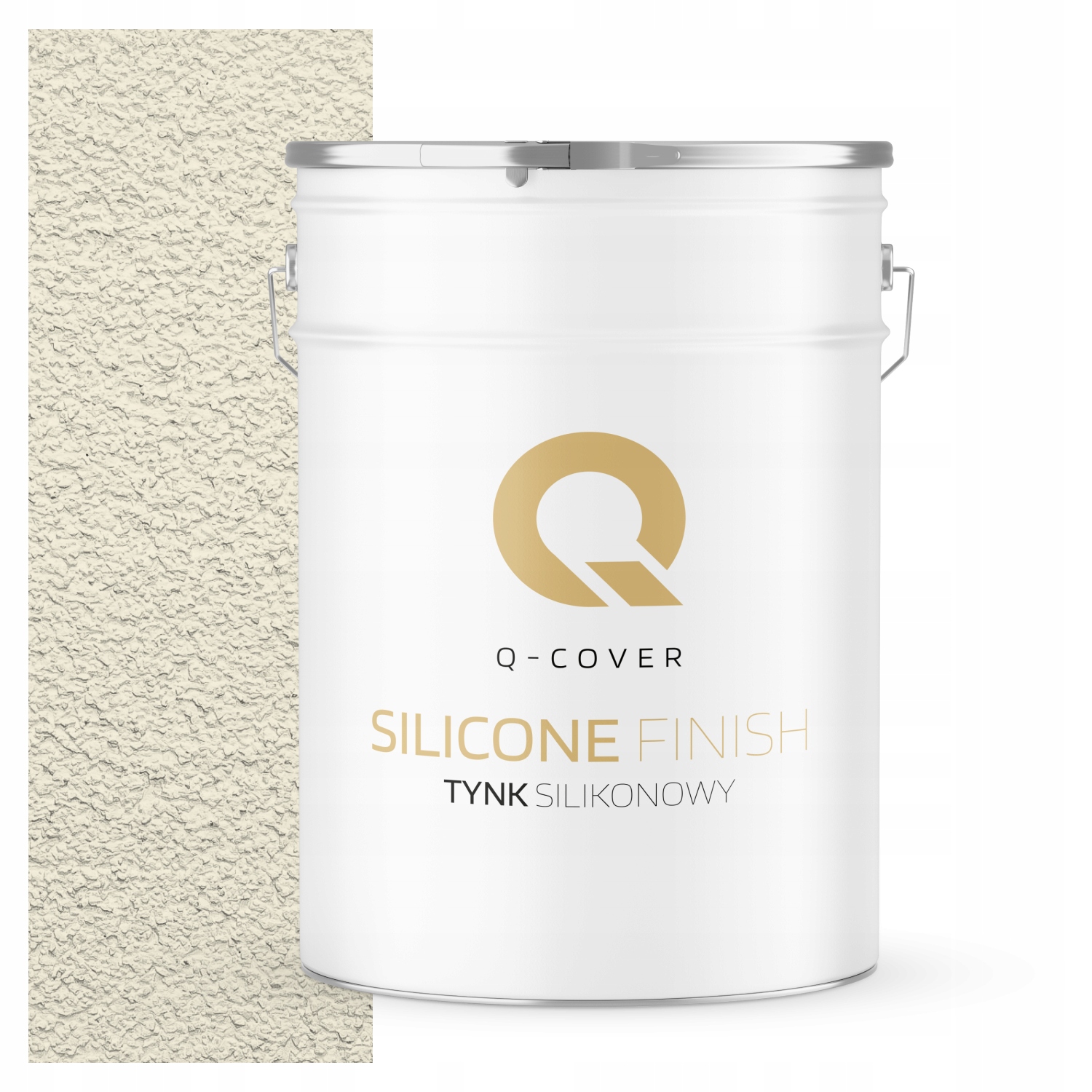 Silikonová Fasádní Omítka Bílá W Béžová 25 Kg F771 Bílá Granulace 1.0 mm