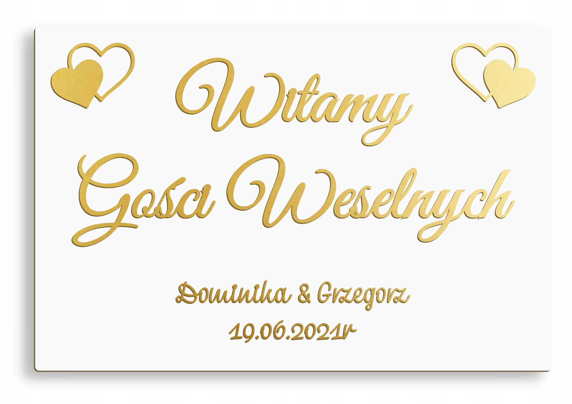 

Tablica powitalna wesele ślub z personalizacją