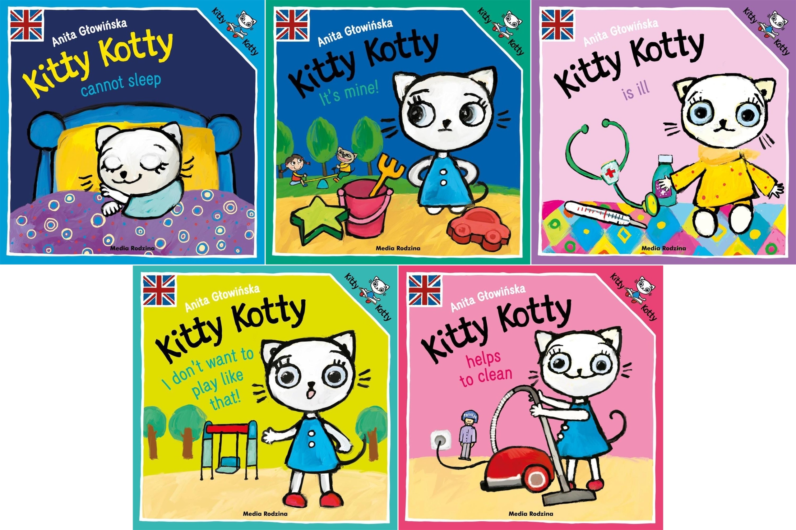 

Kitty Kotty Kicia Kocia Po Angielsku 5W1 Głowińs..