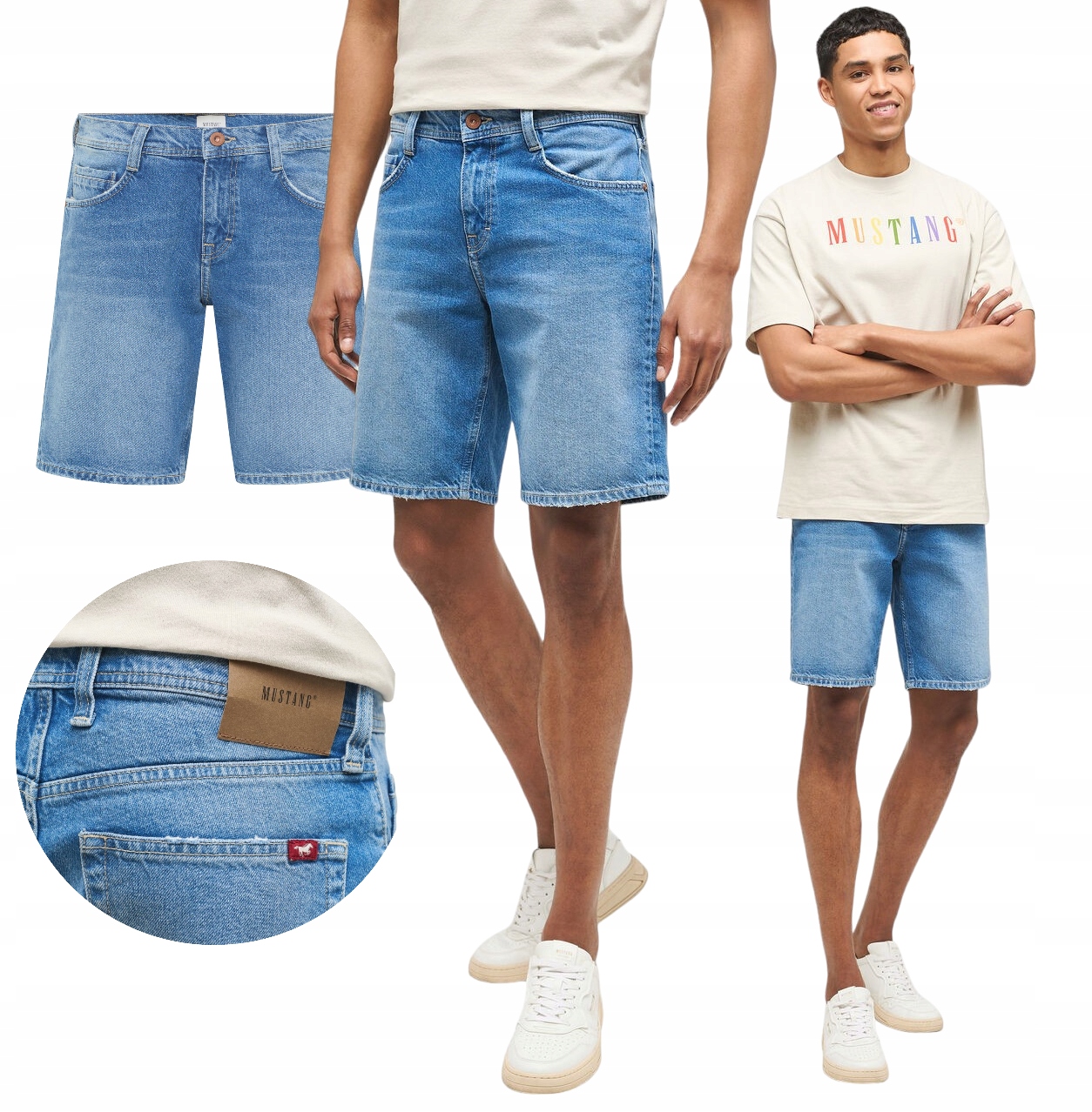 Krátké Kraťasy Pánské šortky Mustang Denver Shorts Bavlna vel. 32