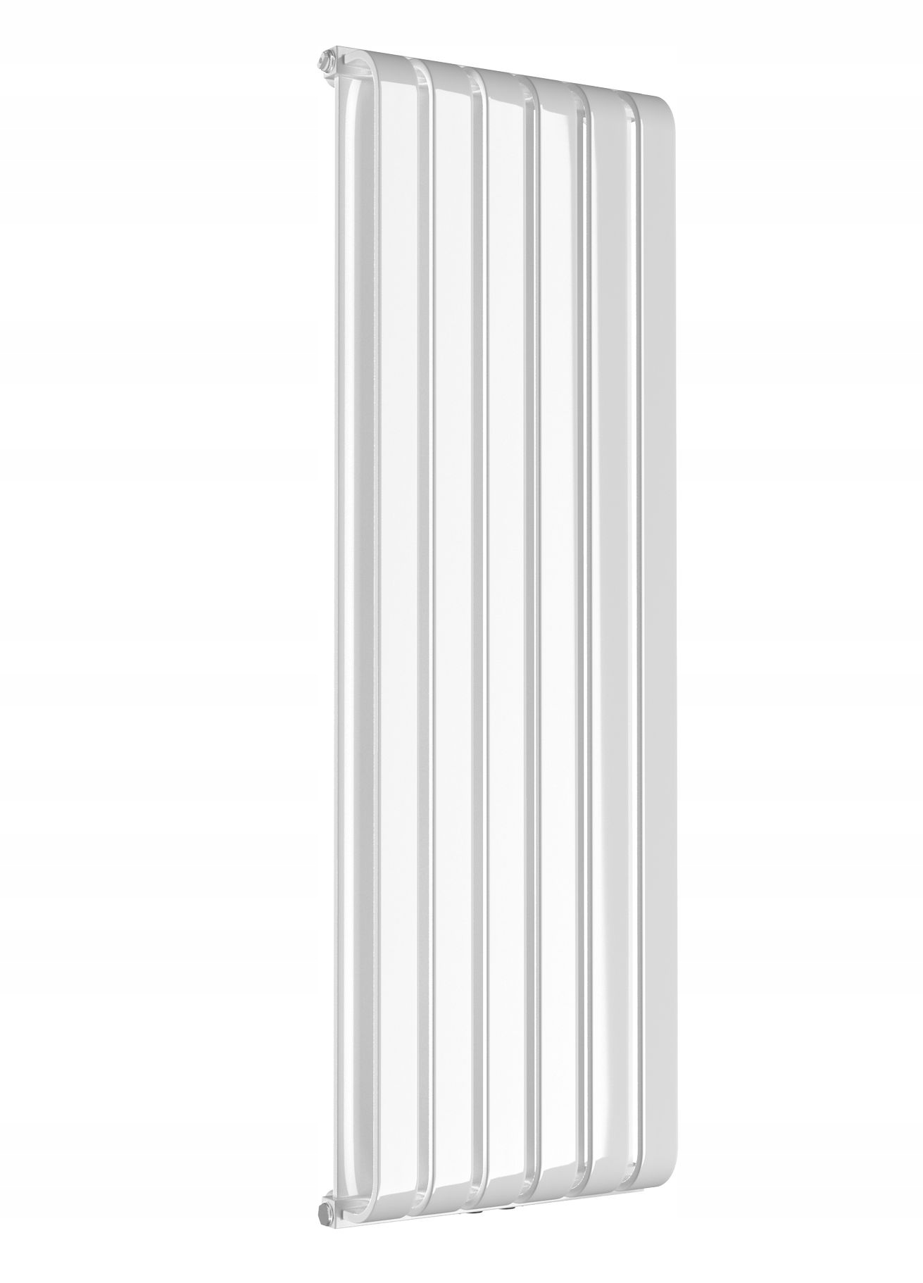 Vertikálny dekoratívny radiátor Male 100x395 Biely lesk
