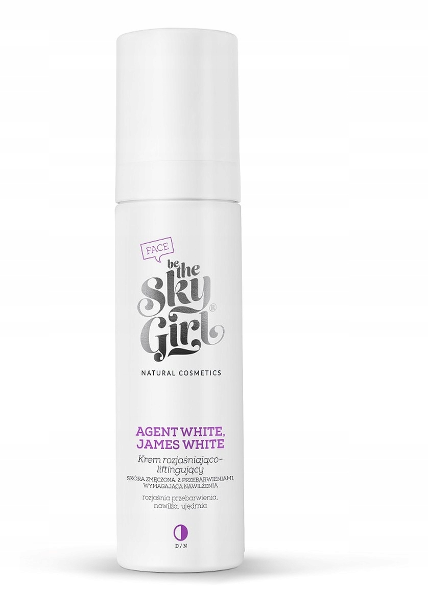 Be The Sky Girl Rozjasňující a liftingový krém agent white james 50 ml