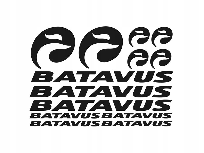 Naklejka zastępcza Batavus na rower Naklejki