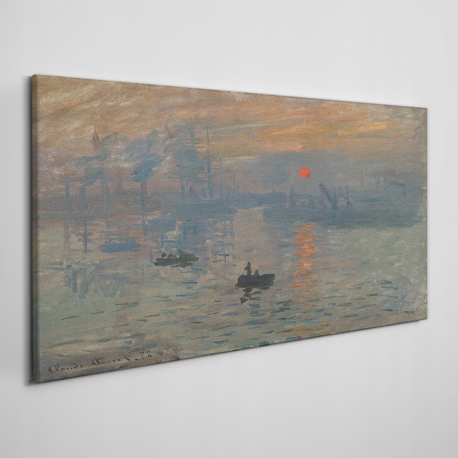 

Foto-obraz Impresjonizm wschód słońca Monet 140x70