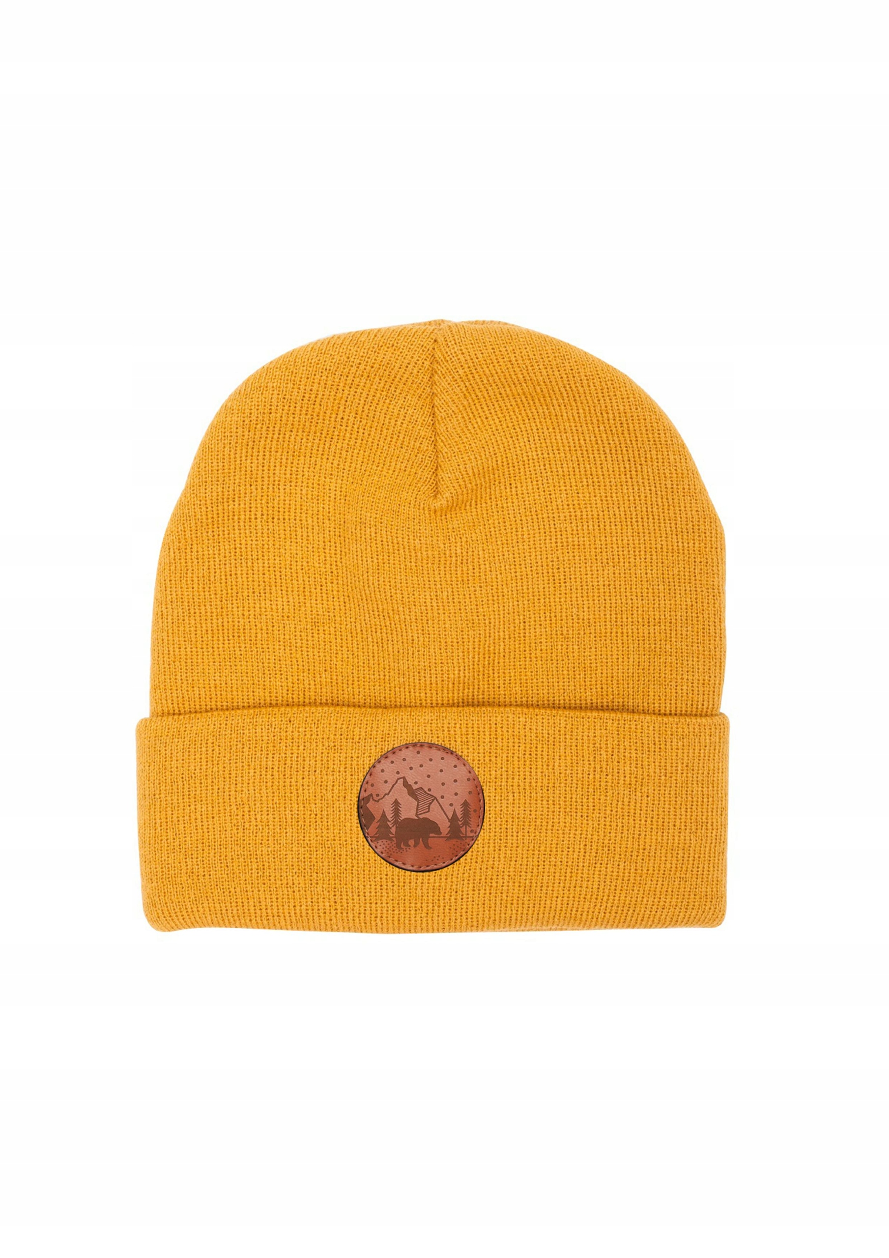 

Czapka beanie musztardowa 2012K